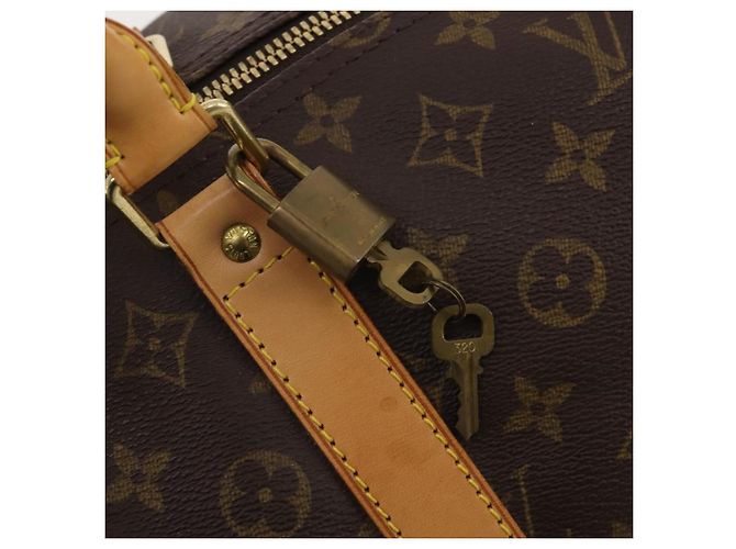 LOUIS VUITTON Monogram Keepall 55 Boston Bag M41424 LV Auth 196395V Monogramma - vista 21