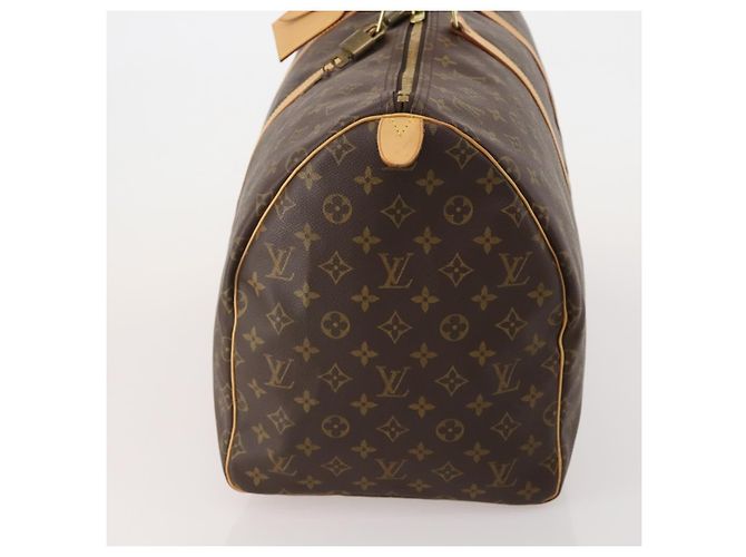 LOUIS VUITTON Monogram Keepall 55 Boston Bag M41424 LV Auth 196395V Monogramma - vista 3