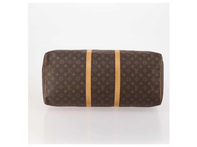 LOUIS VUITTON Monogram Keepall 55 Boston Bag M41424 LV Auth 196395V Monogramma - vista 5