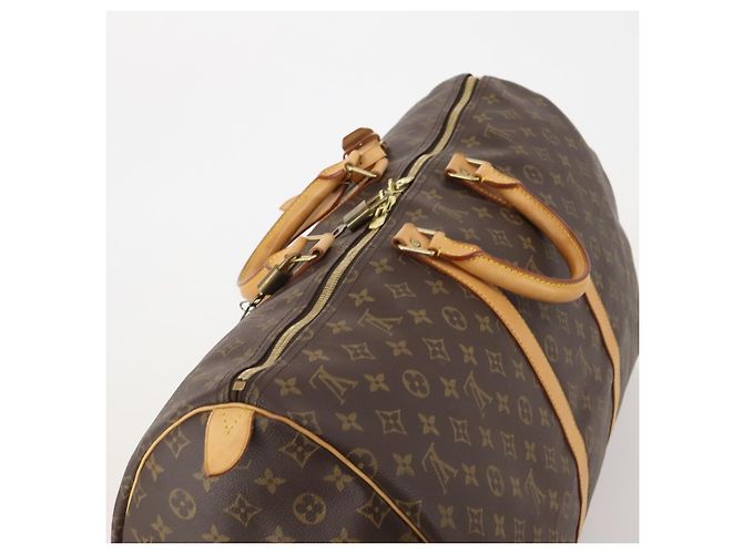LOUIS VUITTON Monogram Keepall 55 Boston Bag M41424 LV Auth 196395V Monogramma - vista 6