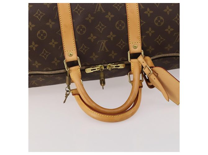 LOUIS VUITTON Monogram Keepall 55 Boston Bag M41424 LV Auth 196395V Monogramma - vista 7