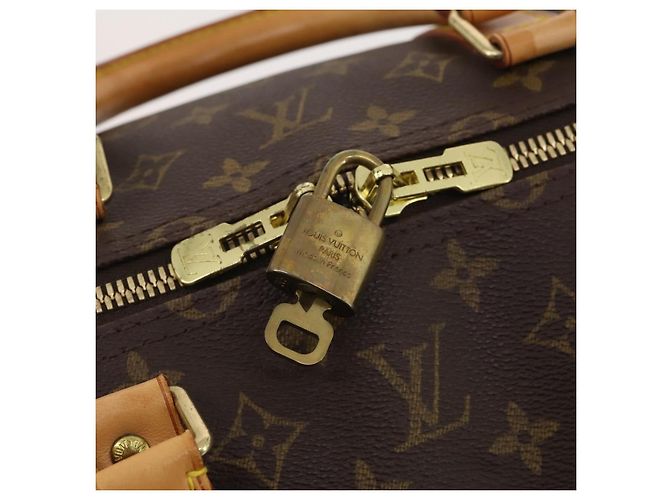 LOUIS VUITTON Monogram Keepall 55 Boston Bag M41424 LV Auth 196395V Monogramma - vista 9