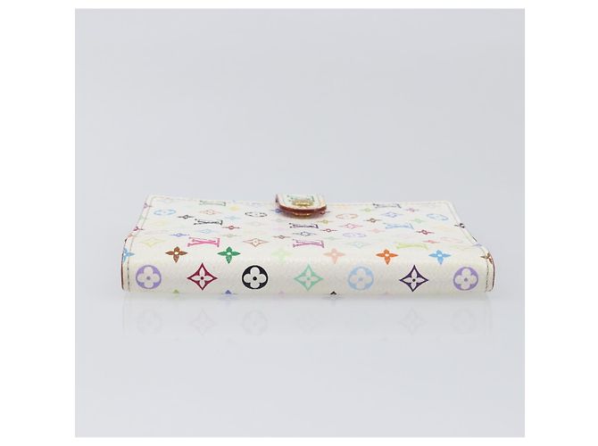LOUIS VUITTON Monogram Multicolor Agenda PM Cover White R20896 LV Auth 199066 Blanc - vue 4