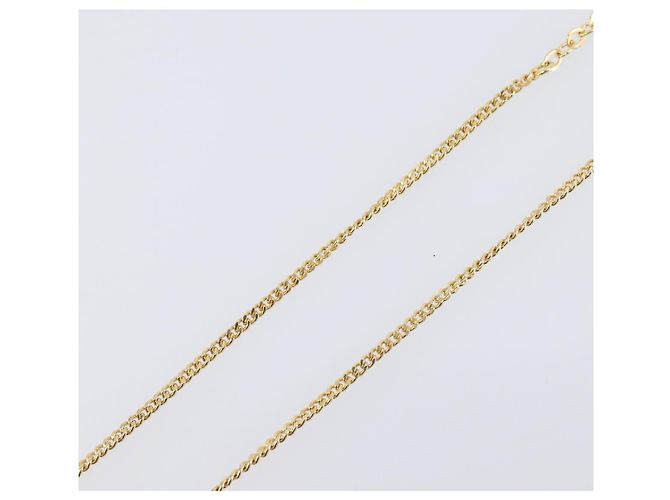 Collana Christian Dior metallo Gold Tone Auth 193448M - vista 12