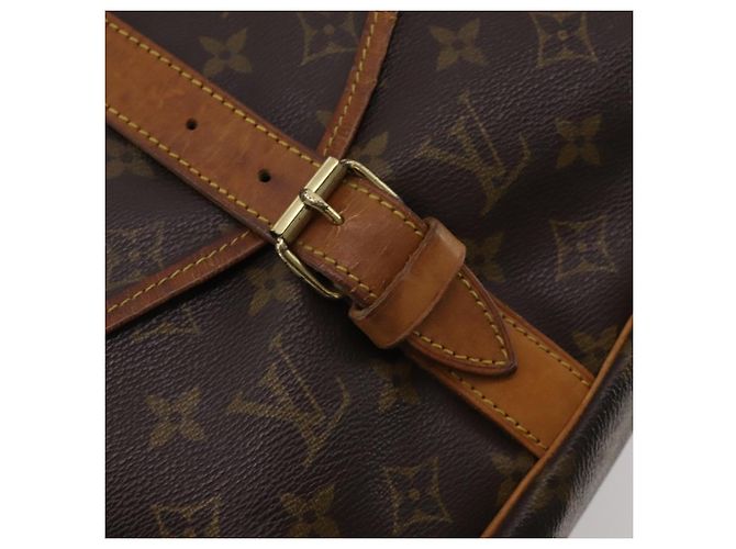 Borsa a tracolla LOUIS VUITTON Monogram Saumur 35 M42254 LV Auth BA14853 Monogramma - vista 21