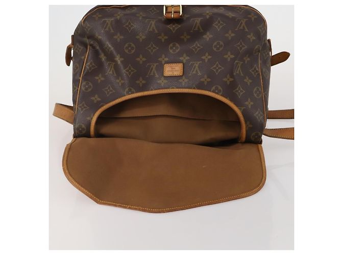 Borsa a tracolla LOUIS VUITTON Monogram Saumur 35 M42254 LV Auth BA14853 Monogramma - vista 23