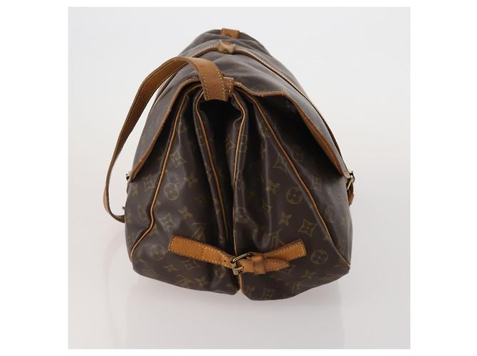 Borsa a tracolla LOUIS VUITTON Monogram Saumur 35 M42254 LV Auth BA14853 Monogramma - vista 3