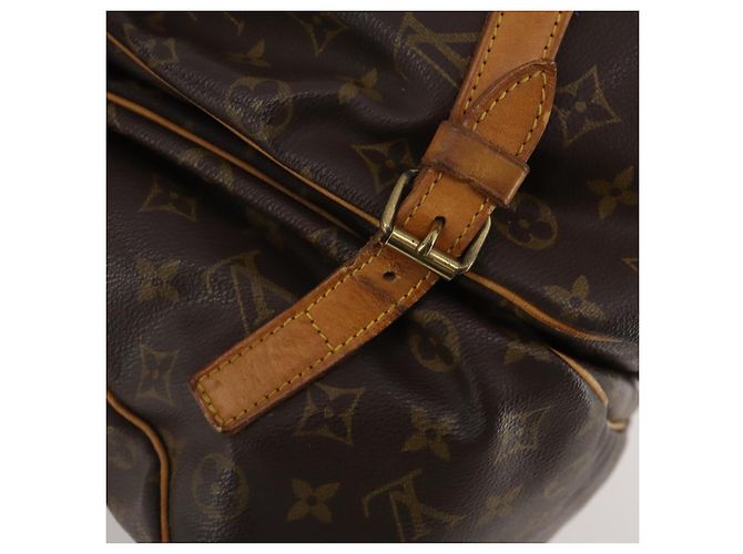 Borsa a tracolla LOUIS VUITTON Monogram Saumur 35 M42254 LV Auth BA14853 Monogramma - vista 8