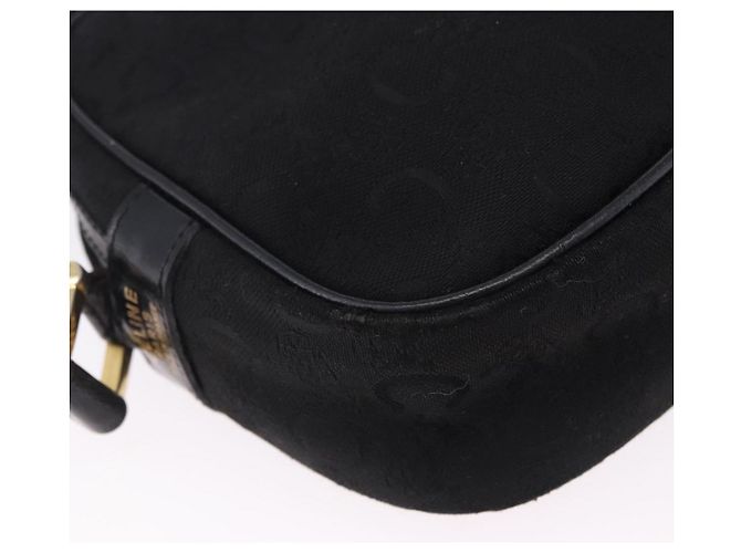 16 Céline Borsa a tracolla CELINE C Saluki Canvas Black Gold Tone Auth ep15727 Nero - vista 15
