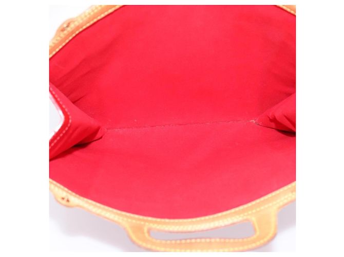 LOUIS VUITTON Monogram Vernis Stanton Hand Bag Red M91078 LV Auth 197637 Rosso - vista 10