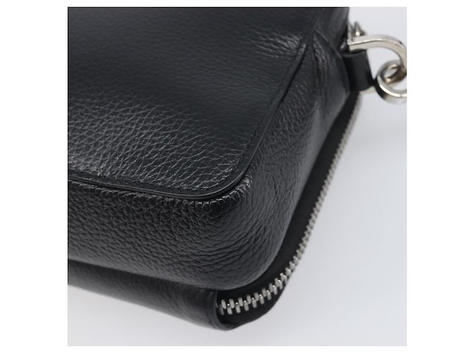 Borsa a Tracolla Christian Dior in Pelle Shawn Stussy Nero Argento Auth 196095M - view 12