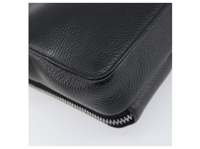Borsa a Tracolla Christian Dior in Pelle Shawn Stussy Nero Argento Auth 196095M - view 13