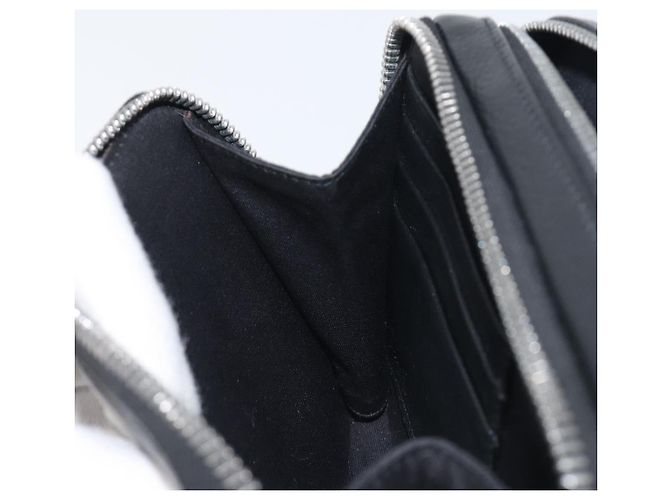 Borsa a Tracolla Christian Dior in Pelle Shawn Stussy Nero Argento Auth 196095M - view 20