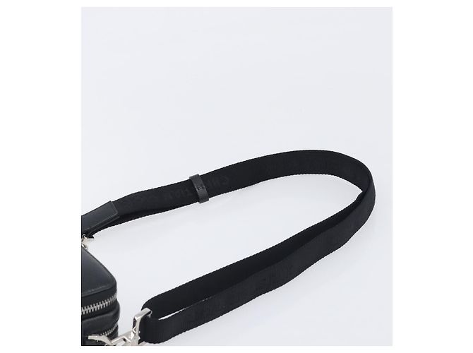 Borsa a Tracolla Christian Dior in Pelle Shawn Stussy Nero Argento Auth 196095M - view 8
