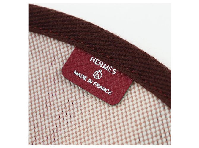 Hermès HERMES Animo Block Bag Borsa a Tracolla Canvas Multicolor Silver Auth 196668M Argento Multicolore - vista 16
