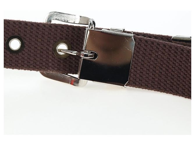 Hermès HERMES Animo Block Bag Borsa a Tracolla Canvas Multicolor Silver Auth 196668M Argento Multicolore - vista 9