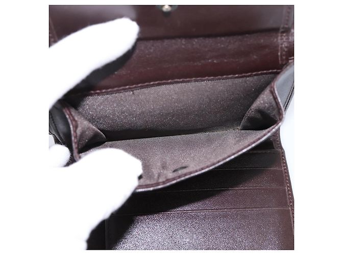FENDI Zucca Canvas Trifold Wallet Brown Silver 8M0011 Auth 200165A Silvery - view 10