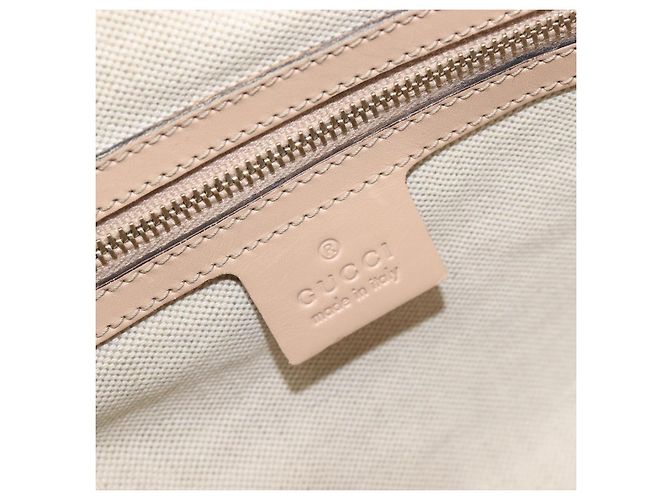 Borsa Boston GUCCI GG Canvas Lovely Pink Gold Auth 197628 Rosa D'oro - vista 17
