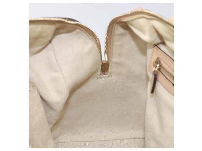 Borsa Boston GUCCI GG Canvas Lovely Pink Gold Auth 197628 Rosa D'oro - vista 20