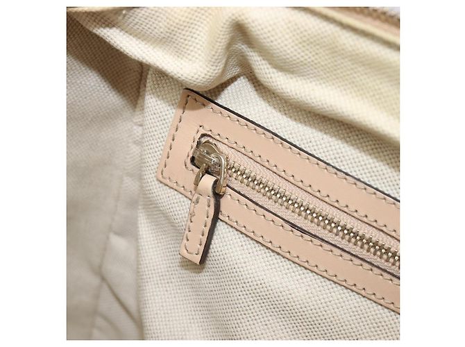 Borsa Boston GUCCI GG Canvas Lovely Pink Gold Auth 197628 Rosa D'oro - vista 21