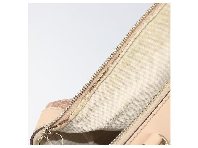 Borsa Boston GUCCI GG Canvas Lovely Pink Gold Auth 197628 Rosa D'oro - vista 23