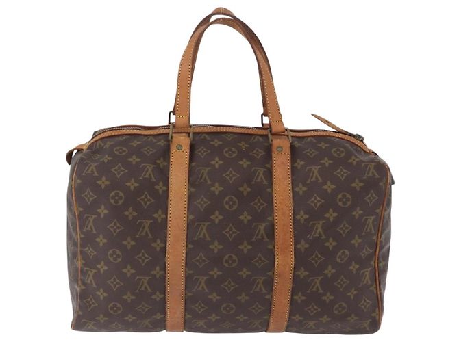 LOUIS VUITTON Monogram Sac Souple 45 Boston Bag M41624 LV Auth ka5852 Monogramma - vista 2