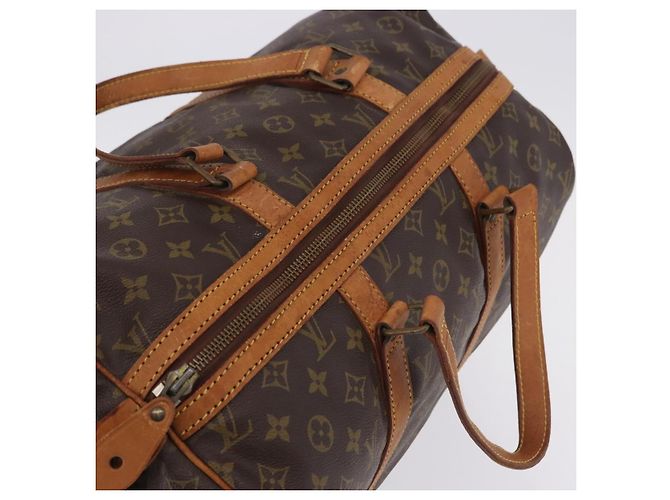 LOUIS VUITTON Monogram Sac Souple 45 Boston Bag M41624 LV Auth ka5852 Monogramma - vista 7