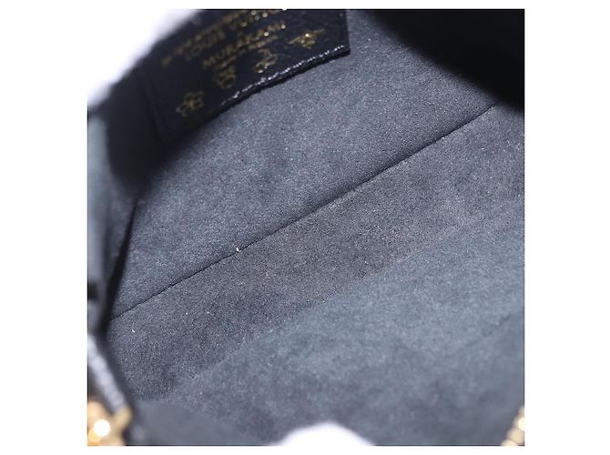LOUIS VUITTON Empreinte Panda Mini Pochette Accessoires M13824 LV Auth 170873SM Negro Monograma - vista 11