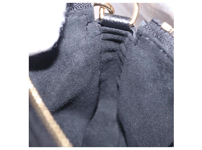 LOUIS VUITTON Empreinte Panda Mini Pochette Accessoires M13824 LV Auth 170873SM Negro Monograma - vista 20