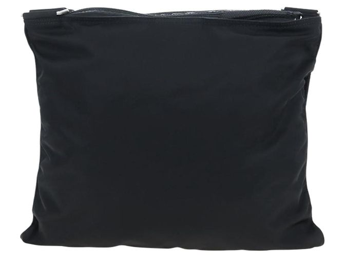 PRADA Schultertasche Nylon Schwarz Silber Auth 199644V - Ansicht 2