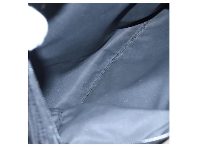 PRADA Schultertasche Nylon Schwarz Silber Auth 199644V - Ansicht 9