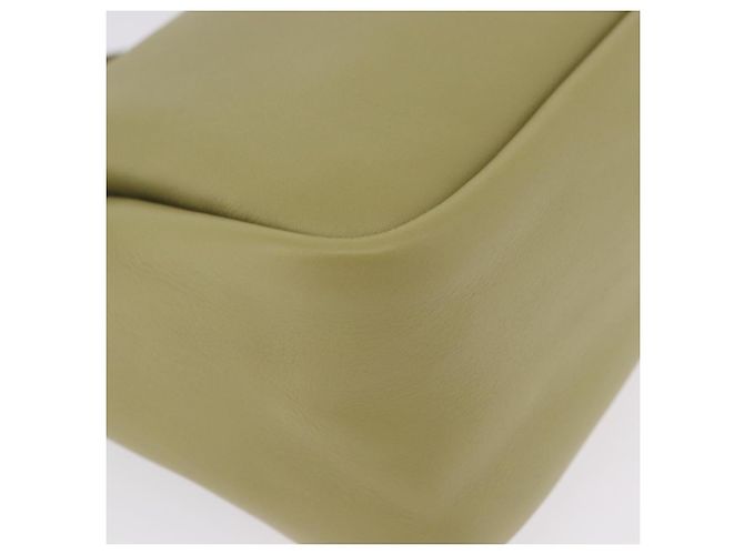 Borsa a tracolla PRADA Darling in pelle Verde Gold Auth 197336SAM D'oro - vista 14