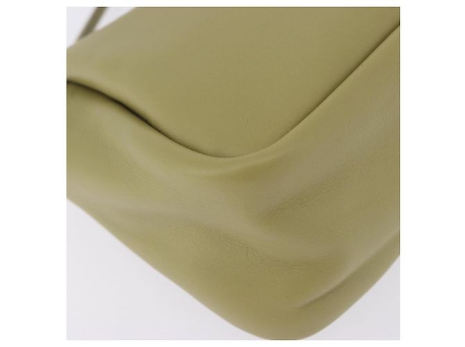 Borsa a tracolla PRADA Darling in pelle Verde Gold Auth 197336SAM D'oro - vista 16