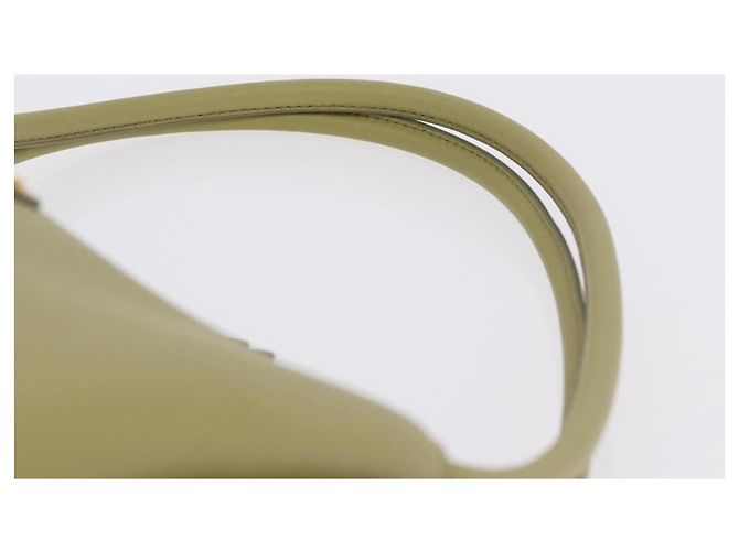 Borsa a tracolla PRADA Darling in pelle Verde Gold Auth 197336SAM D'oro - vista 8