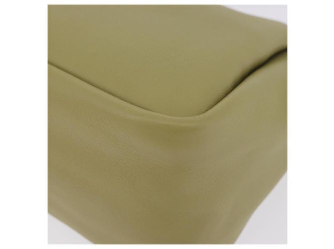 Borsa a tracolla PRADA Darling in pelle Verde Gold Auth 197336SAM D'oro - vista 9