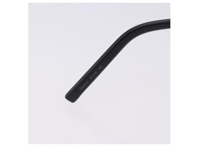 Occhiali da sole SAINT LAURENT Plastica Nero Argento Auth BA15311 - vista 15