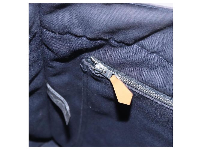 Hermès Borsa HERMES Fourre Tout MM Canvas Navy Silver Auth BA15383 Argento Blu navy - vista 19