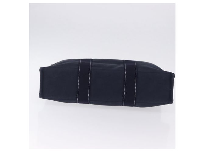 Hermès Borsa HERMES Fourre Tout MM Canvas Navy Silver Auth BA15383 Argento Blu navy - vista 9