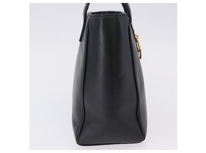 Borsa Christian Dior in pelle nera e oro Auth 197734 Nero D'oro - vista 5
