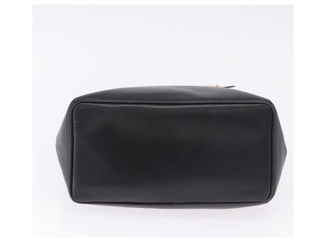 Borsa Christian Dior in pelle nera e oro Auth 197734 Nero D'oro - vista 9