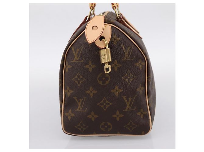 LOUIS VUITTON Monogram Speedy 25 Hand Bag M41528 LV Auth 196878SAM Monogramma - vista 4