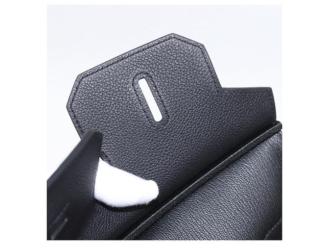 Hermès Borsa a mano HERMES Birkin 35 in pelle Togo Nero Argento Auth SW2762SM - vista 24