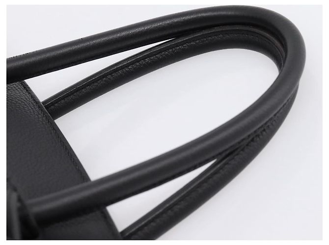 Hermès Borsa a mano HERMES Birkin 35 in pelle Togo Nero Argento Auth SW2762SM - vista 8