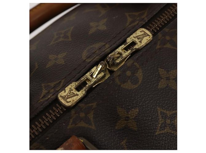 LOUIS VUITTON Monogram Keepall 50 Boston Bag M41426 LV Auth 196675 Monogramma - vista 10