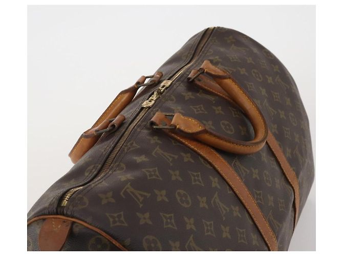 LOUIS VUITTON Monogram Keepall 50 Boston Bag M41426 LV Auth 196675 Monogramma - vista 6