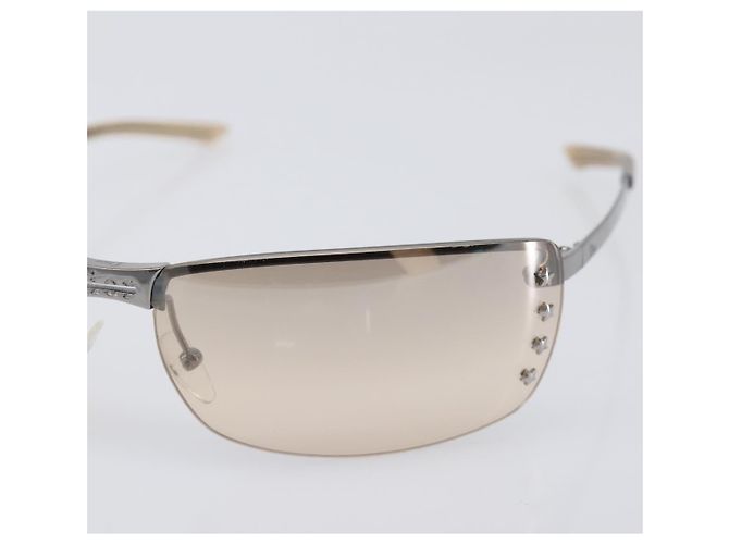 Gafas de sol Christian Dior metal Brown Auth yk20755M Castaño - vista 7