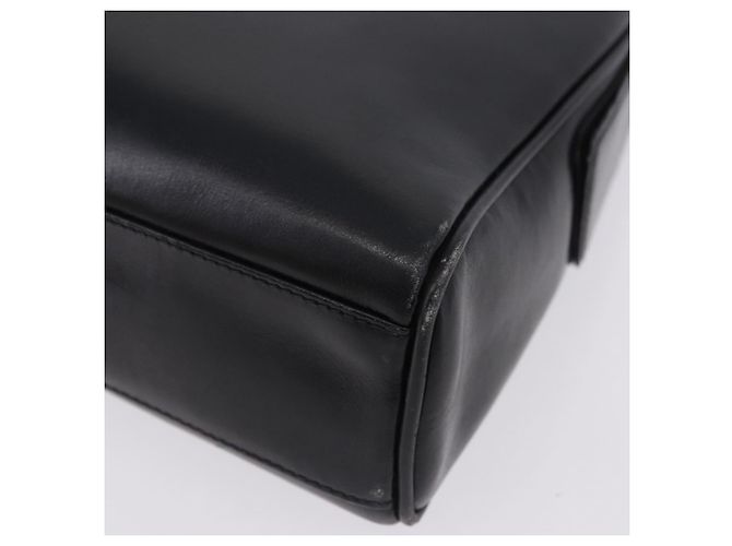Borsa a tracolla GUCCI in pelle nera e oro Auth 199689 Nero D'oro - vista 12