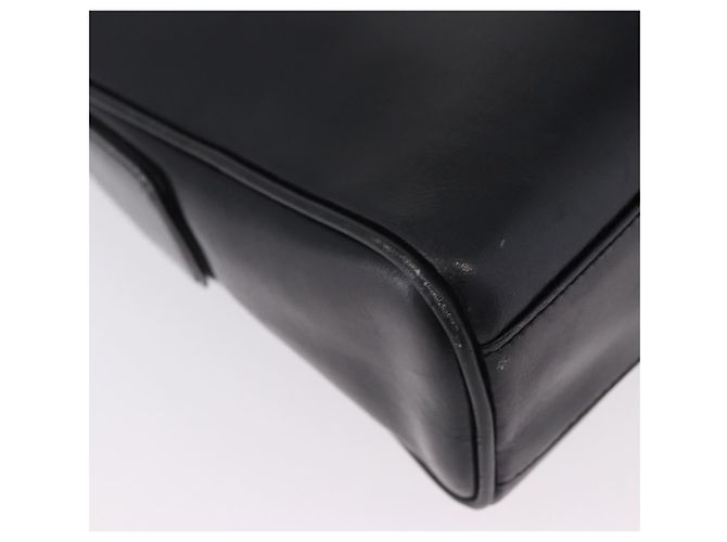 Borsa a tracolla GUCCI in pelle nera e oro Auth 199689 Nero D'oro - vista 13