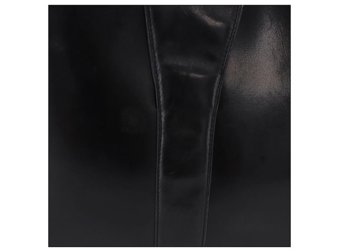 Borsa a tracolla GUCCI in pelle nera e oro Auth 199689 Nero D'oro - vista 4
