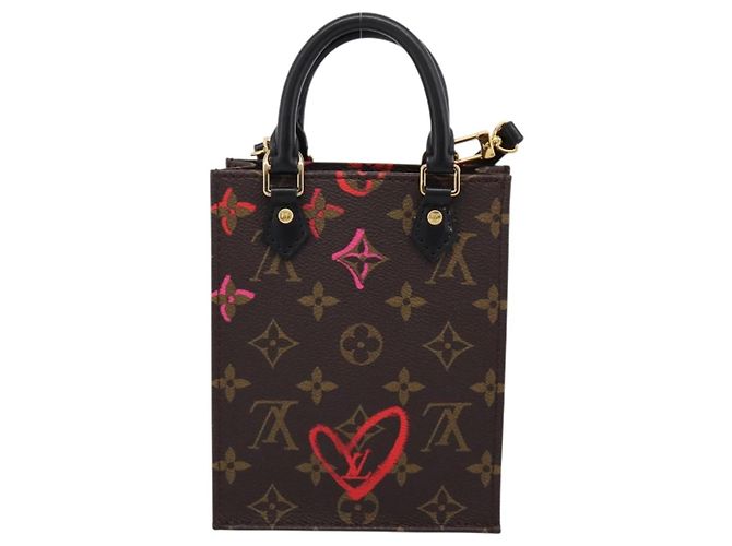 LOUIS VUITTON Monogram Falling in Love Petit Sac Plat 2way M80839 Auth 199000M Monogramma - vista 2